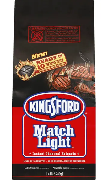Kingsford Match Light Charcoal Briquettes 11.6 Lb Bag Fast Lighting Charcoal Grilling