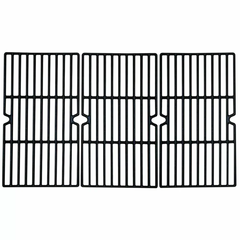 3pc Matte Cast Iron Cooking Grid Kenmore Backyard Gas Grills 27.75 Inch Outdoor Living and Style