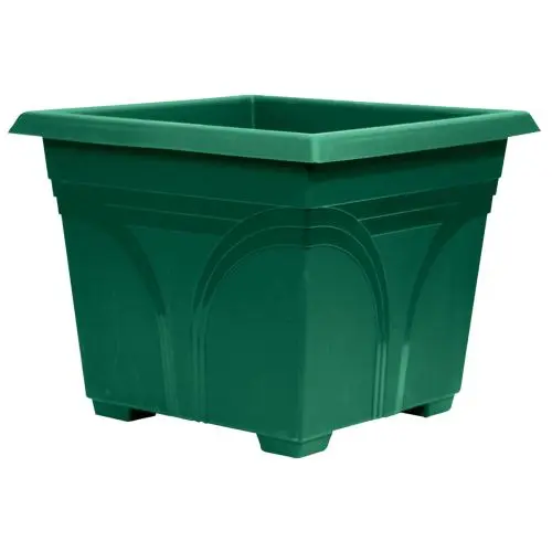 Ames True Temper DP1510FE Medallion Deck Planter Green 15 Inches