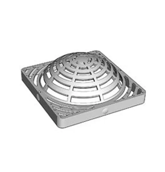 Nds 991 9-Inch Polyolefin Heavy Duty Drain Grate, Green Landscaping