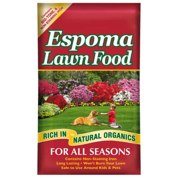 Espoma ELF40 Organic Based Lawn Food All Seasons 15-0-5 40 Lbs