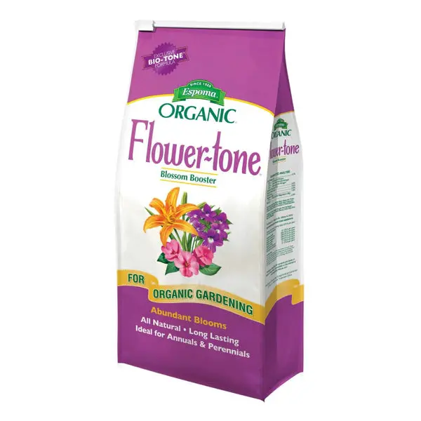 Espoma FT4 Flower-Tone Bloom Booster Organic Premium Flower Food 3-4-5 4 Lbs
