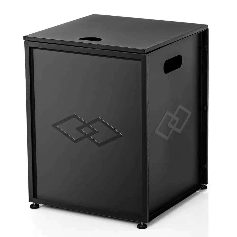 EastVita Propane Metal Tank Cover Table Gas Fire Pits 20 Pound Holder Storage Side Table