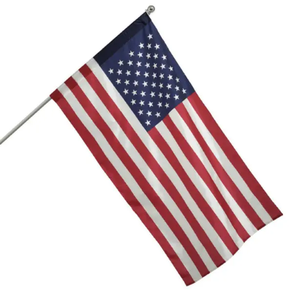 Valley Forge AA99090 Aluminum Pole and Flag Kit 30x50 Inches Outdoor Use