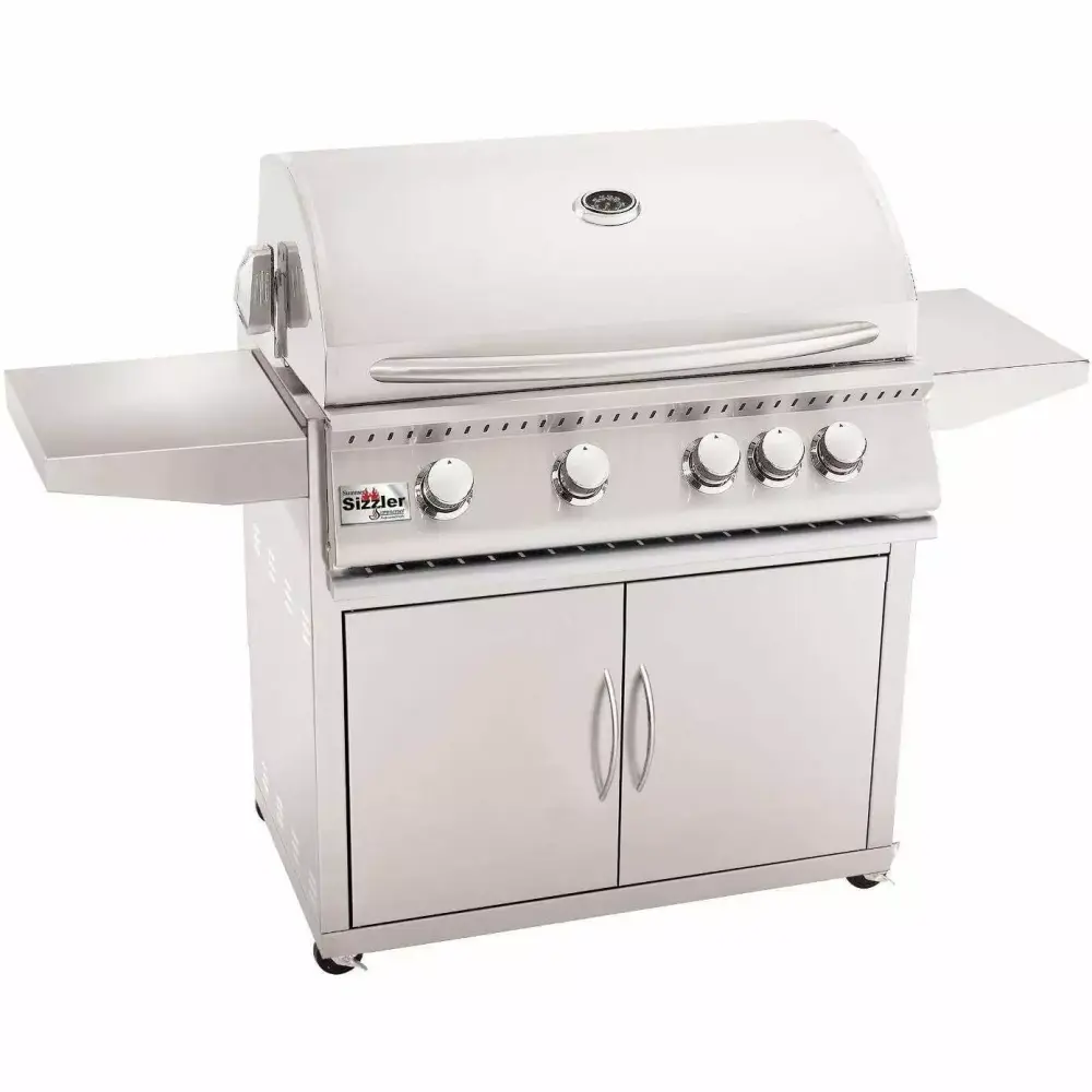 Summerset Sizzler 32-inch 4-burner Freestanding Propane Gas Grill Rear Infrared Burner Siz32-lp