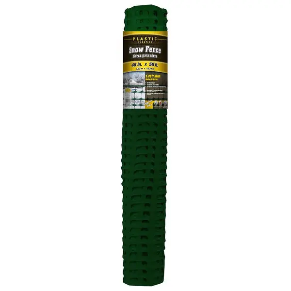 Gilbert & Bennett 889221A Green Plastic Snow Fence 1.75 Mesh 4 x 50 Feet Gilbert u0026 Bennett