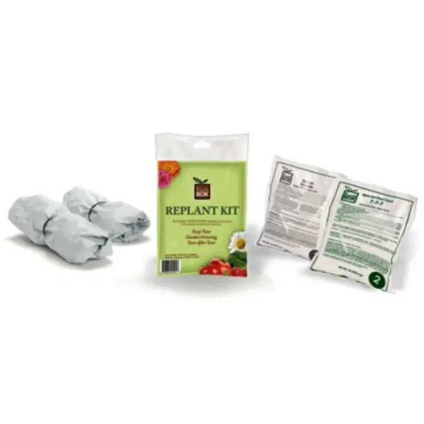 EarthBox 81100 Replant Kit 4-Piece Complete Gardening System Vegetables and Herbs