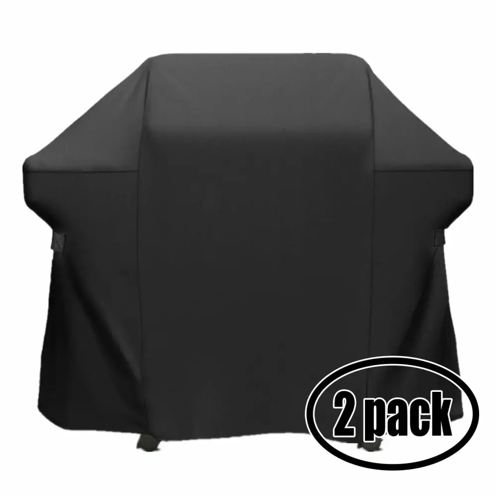 2-Pack Gas Grill Cover Heavy Duty Waterproof Replacement Weber 6522301 - 60x24x44 Inches UpStart Components