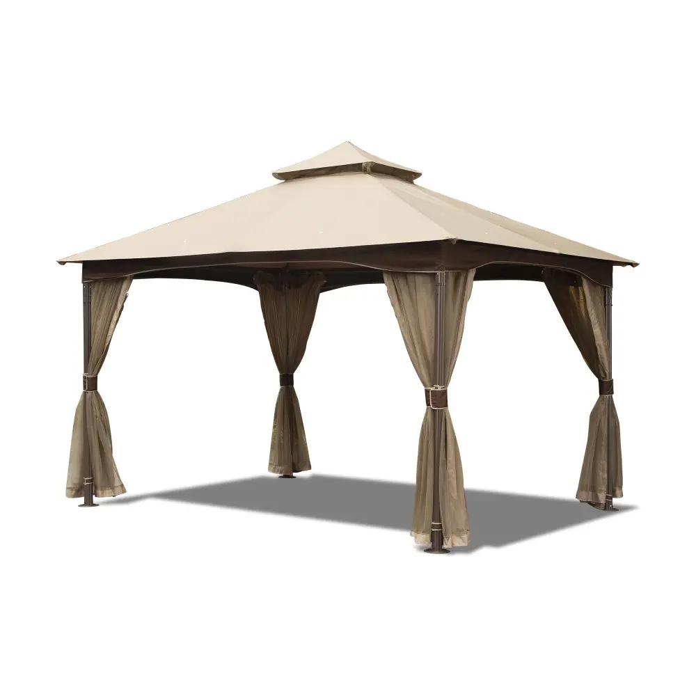 10'X13' Gazebo Outdoor Gazebo Mosquito Netting Metal Frame Patio crefise patio life