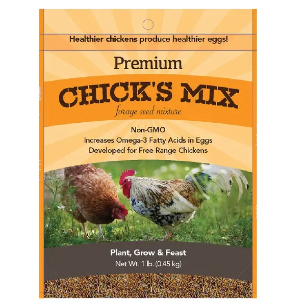 Barenbrug 25490 Chicks Mix Mixed Pasture Seed Mix 1 Lb Poultry