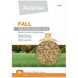 3-Pound Fall Grass Seed Covers 750 Square Feet True Value