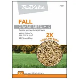 7-Lb Fall Grass Seed Mix Covers 1750 Sq Ft Lawn True Value