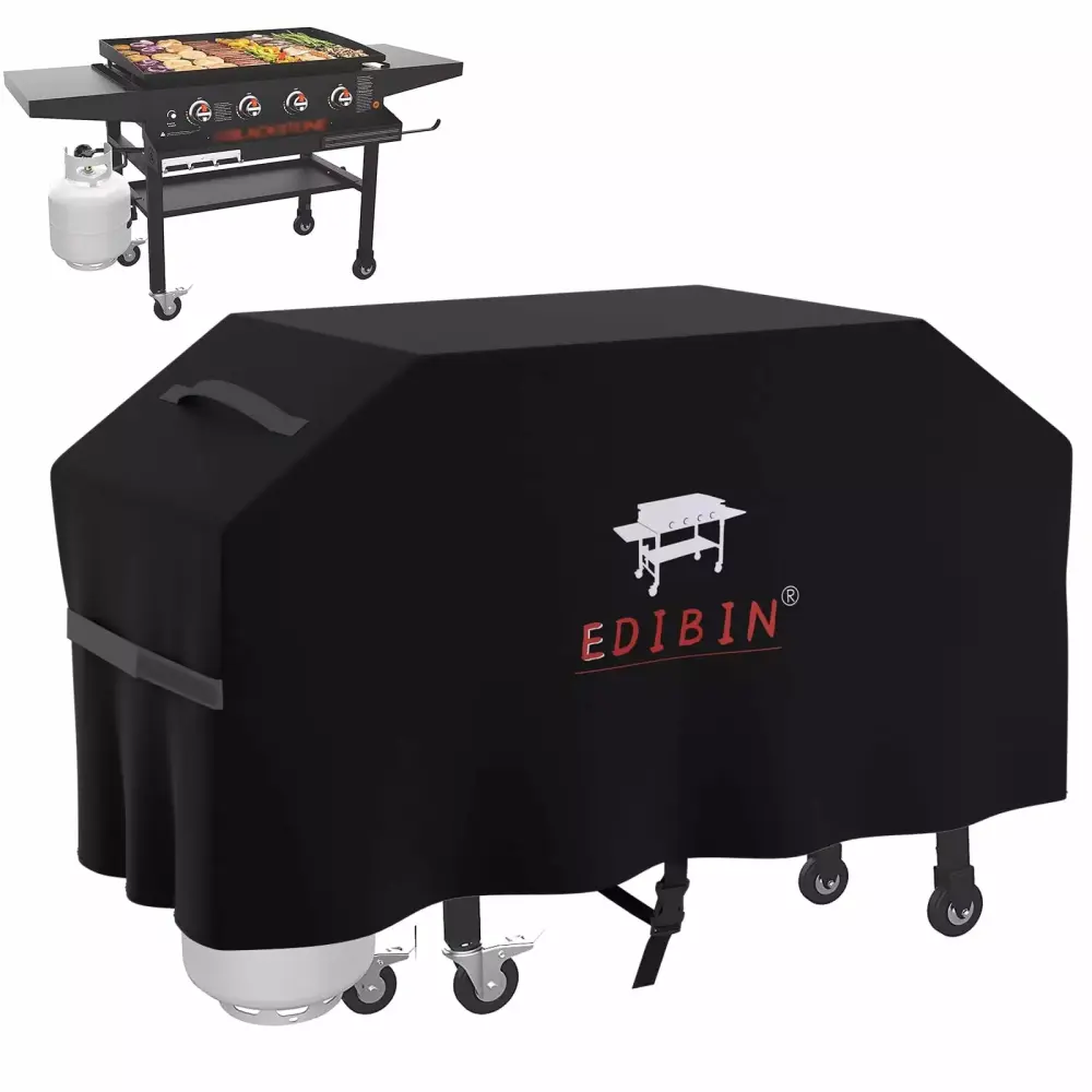 Heavy Duty Waterproof Beige Griddle Cover Blackstone 36 Inch Cooking Station EDIBIN