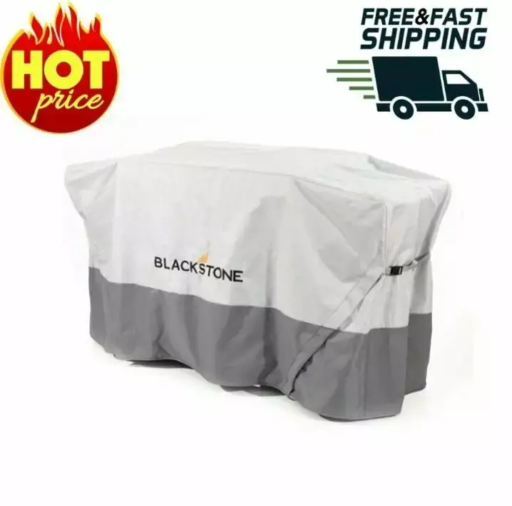 36 Griddle Cover Easy Access Front Zippers - Weather-Resistant Black Protection Blackstone