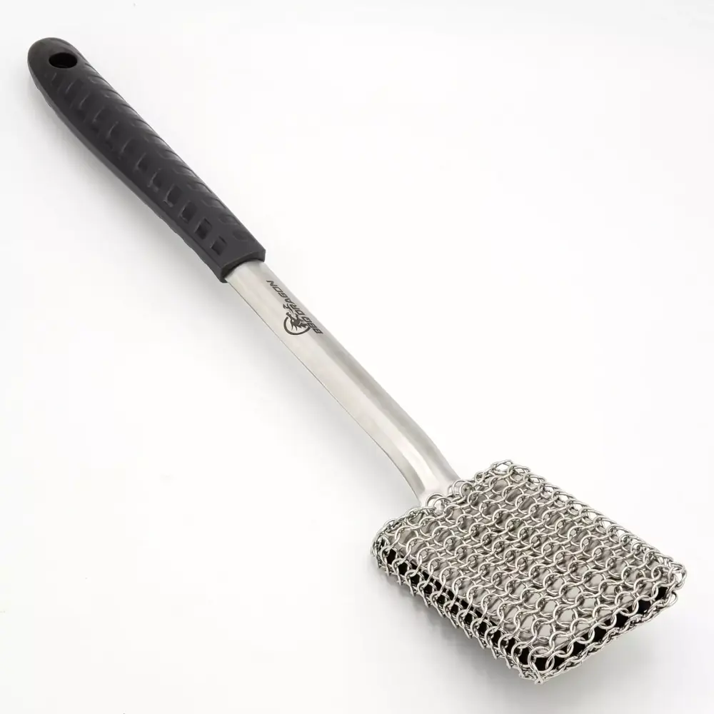 BBQ Dragon Stainless Steel Bristle Free Chainmail Grill Brush Grill Cleaning