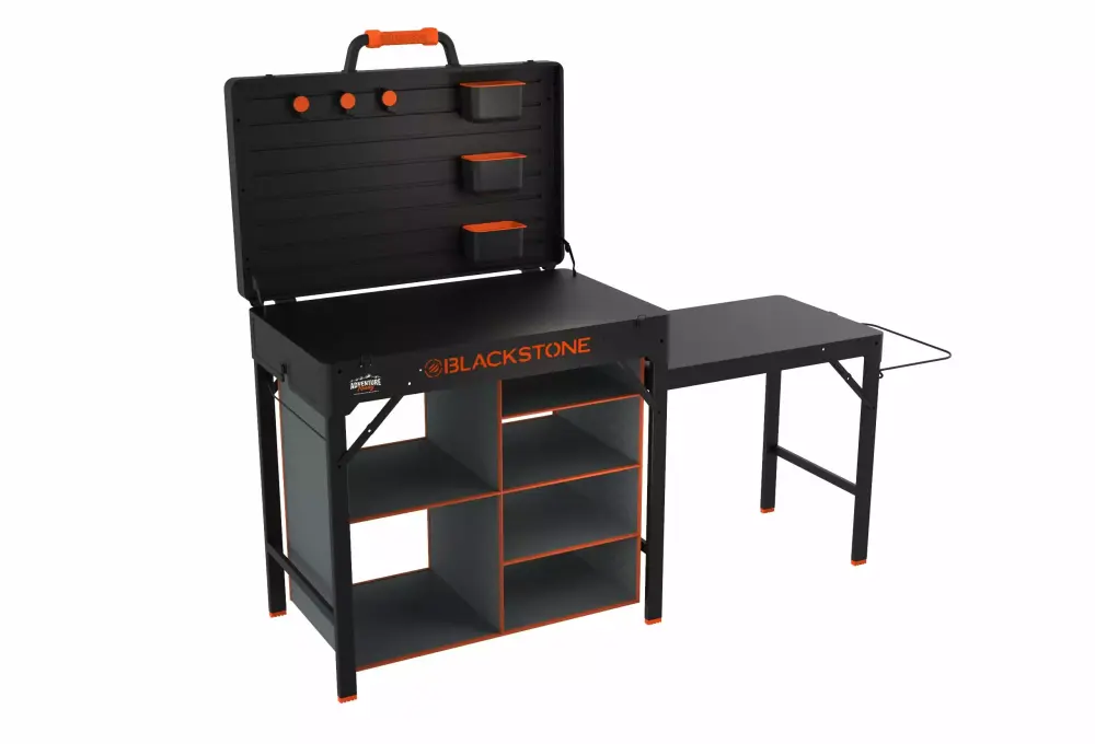 Blackstone Adventure Ready Prep Serve and Store Cart Outdoor Cooking
