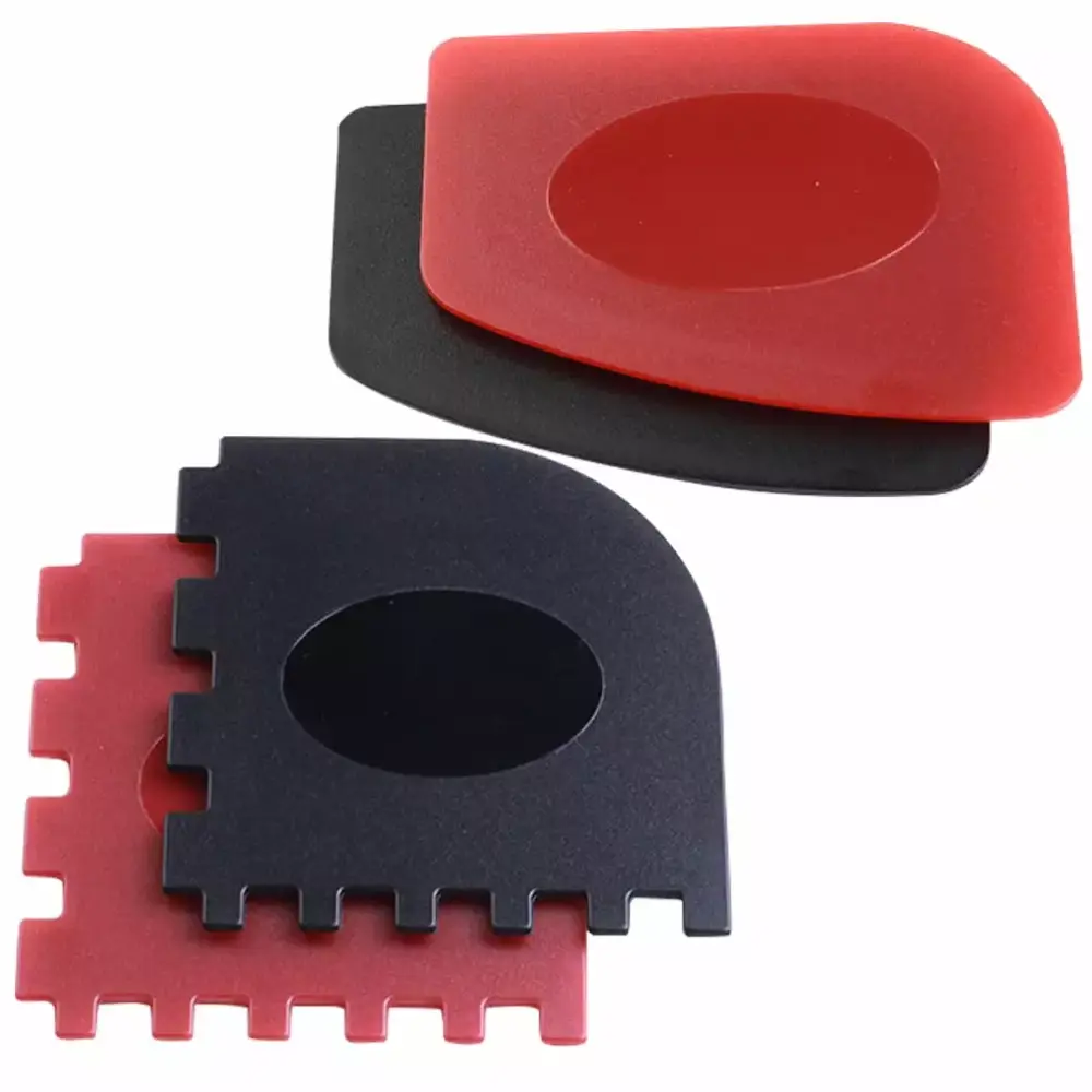 Qiysamall 4pcs Camping Grill Pan Scraper Barbecue Grilled Pan Cleaning Tool Set