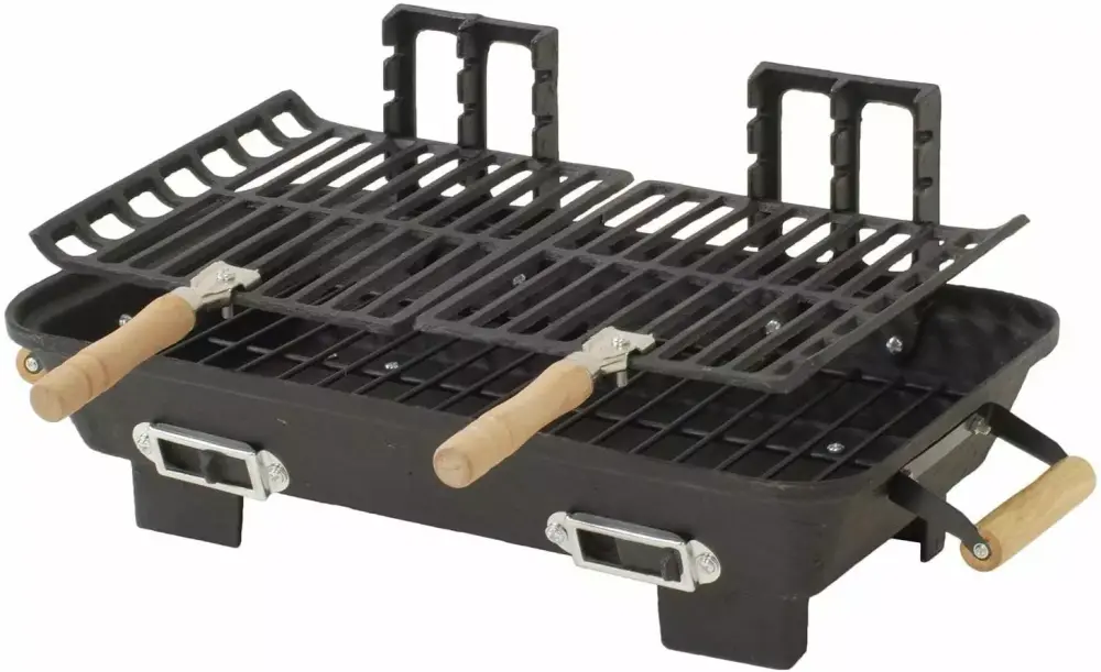 Marsh Allen 30052AMZ Kay Home Product's Cast Iron Hibachi Charcoal Grill 10 18-Inch