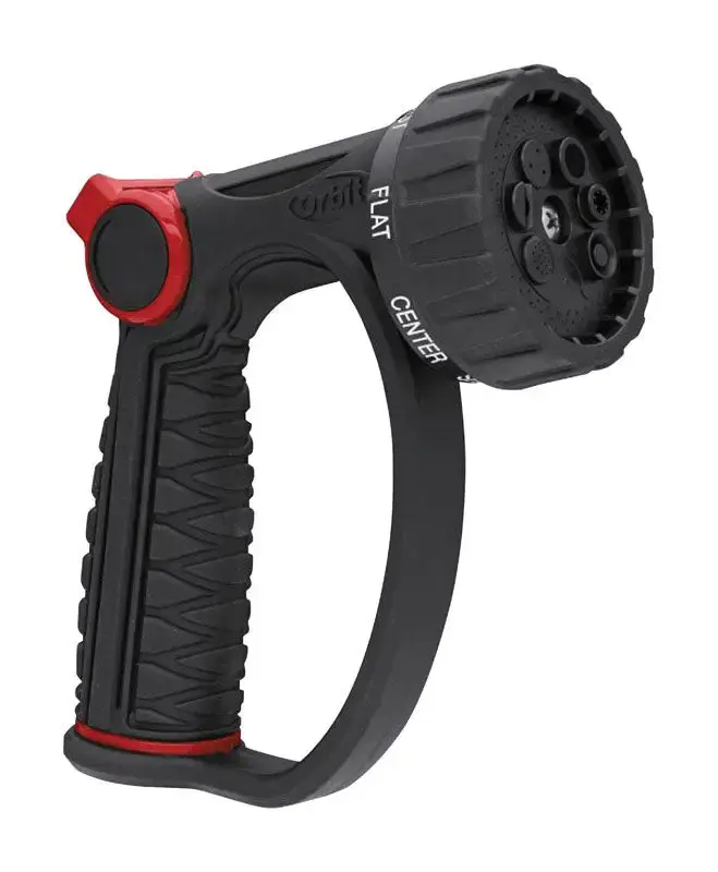 Orbit Pro Flo 7 Pattern 7-Pattern Metal Hose Nozzle Pack 6 Heavy Duty Spray Nozzles