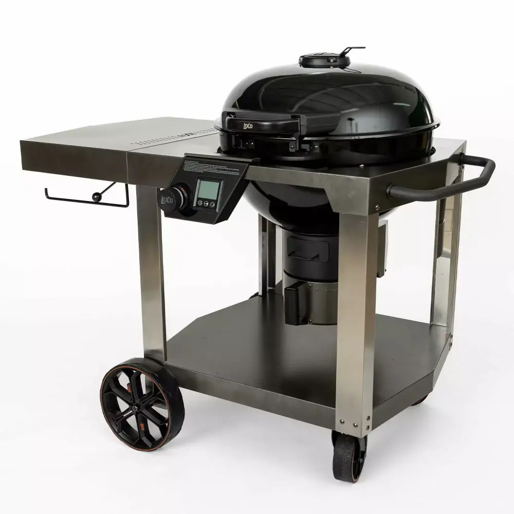Loco Cookers 22.5 Inch IntelligentTemp Kettle Grill Cart