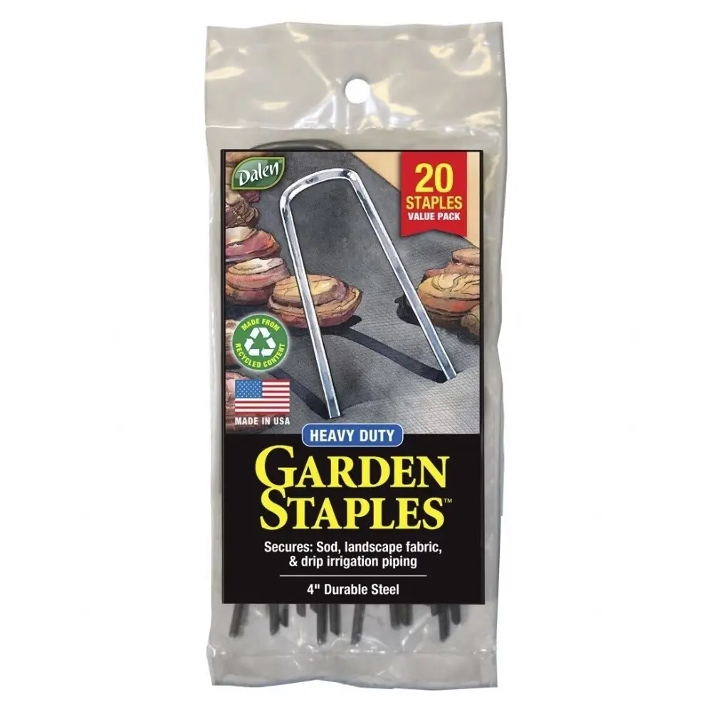 Dalen Steel Garden Staples 4 Inch 20-Pack