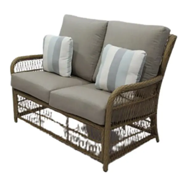 Four Seasons Courtyard BGK03305H01 Positano Woven Loveseat Outdoor