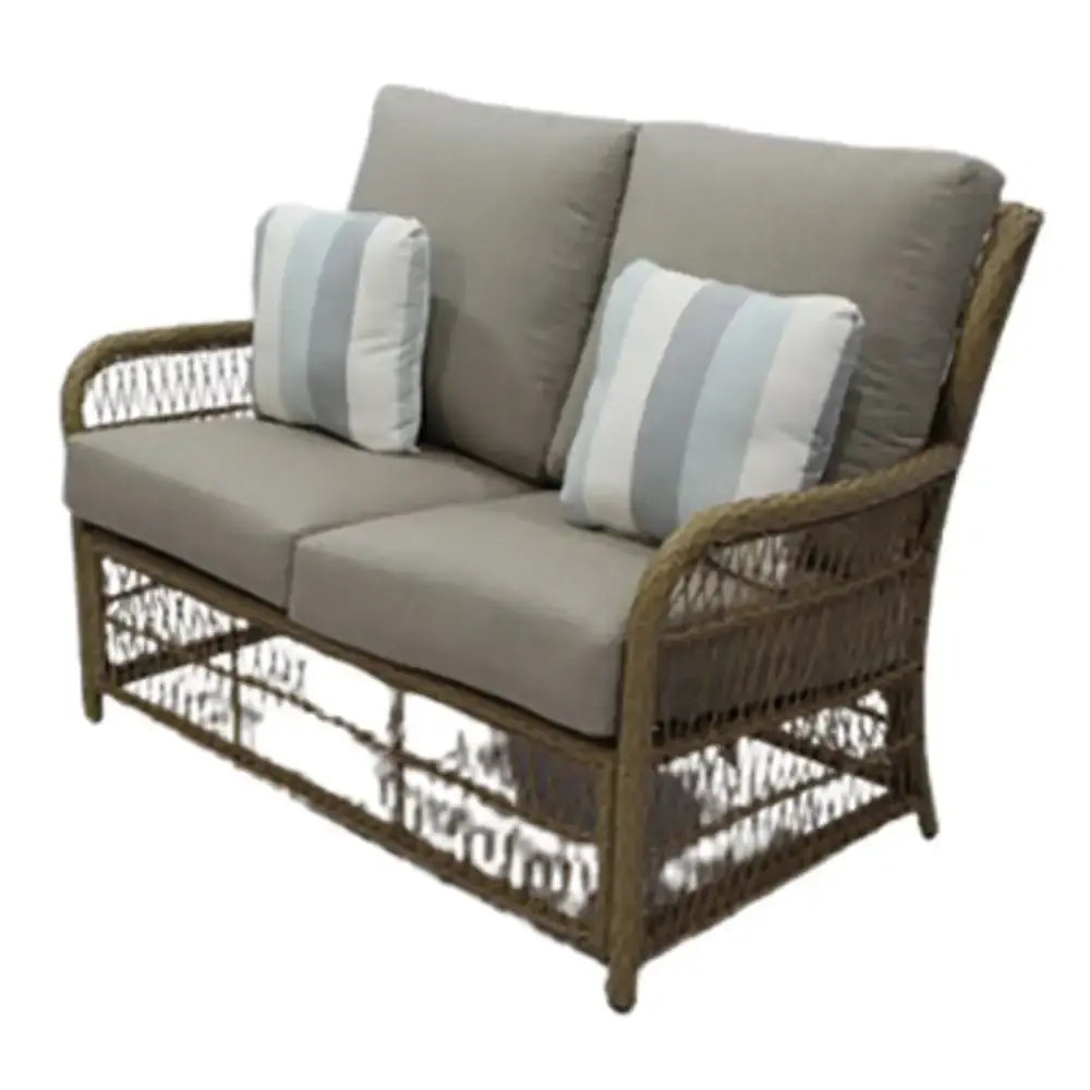 Four Seasons Courtyard Positano Woven Loveseat Outdoor Living