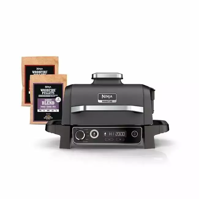 OG701 Woodfire Outdoor Grill Smoker 7--1 Master Grill BBQ Smoker and Air Fryer