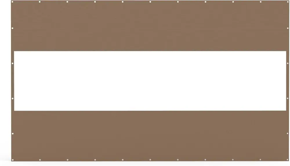 Heavy Duty Outdoor Clear Panel Curtain 18 Oz Waterproof PVC Polyester crefise patio life