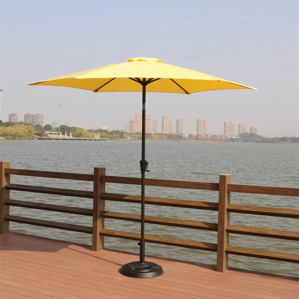 8.8 Feet Outdoor Aluminum Patio Umbrella - Market Umbrella Garden and Deck gathercraft
