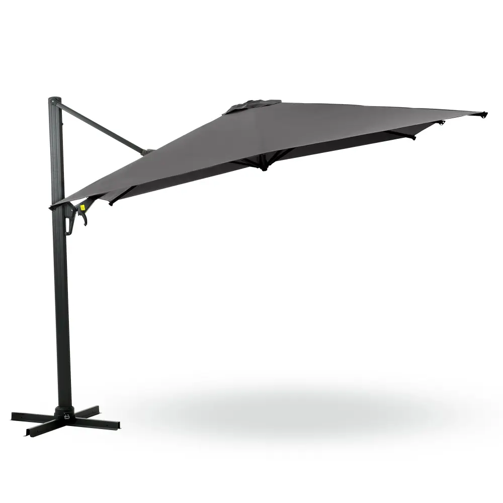 10 Ft Cantilever Patio Umbrella 360 Rotation and Tilt Adjustment tradeber