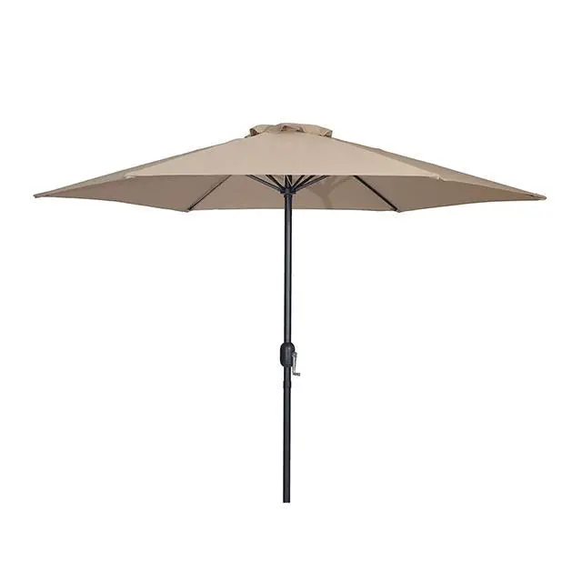 Lali 9 Foot Outdoor Umbrella 21 Inch Round Base Patio Shade