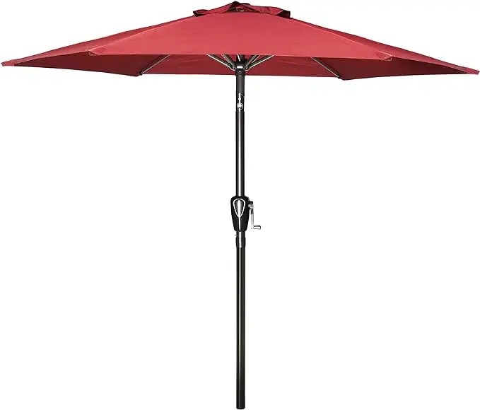 9 Foot Patio Umbrella Push Button - Outdoor Market Yard Umbrella Table w1134dhs