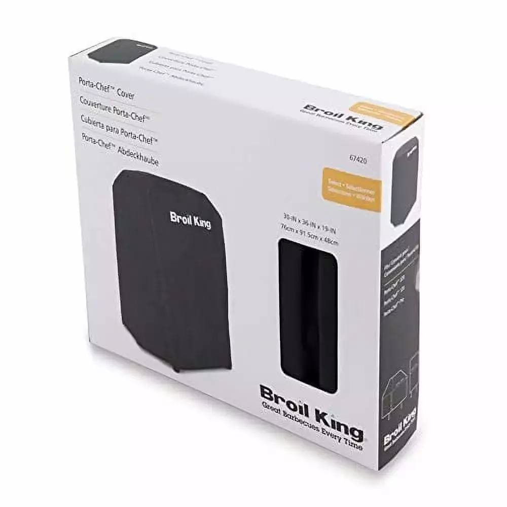 Broil King Porta-Chef Select Cover Black Heavy Duty Waterproof BBQ Protection WanTai
