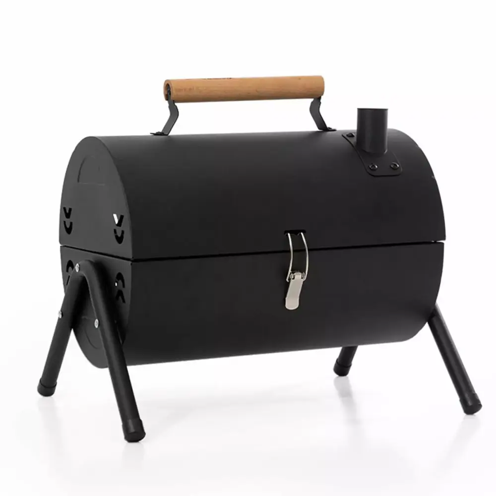 B1 Black Travel-friendly Charcoal BBQ Grill Indoor Outdoor Smoke-Free Heating Fireplace BBQ Grill Camping