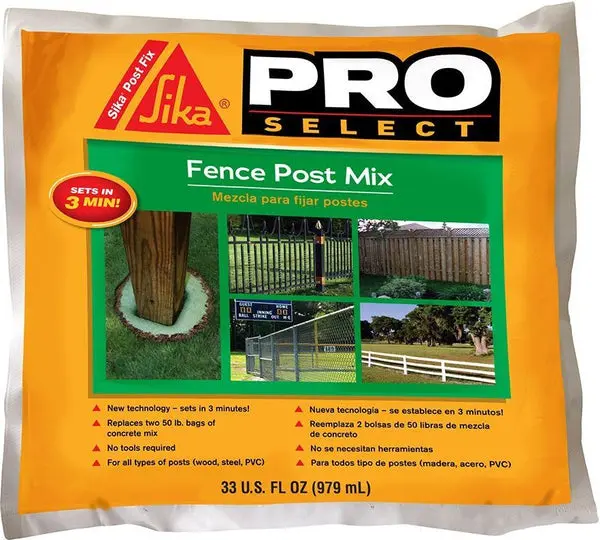 Sika 483503 Pro Select Fence Post Backfill 33 Oz Concrete Mix