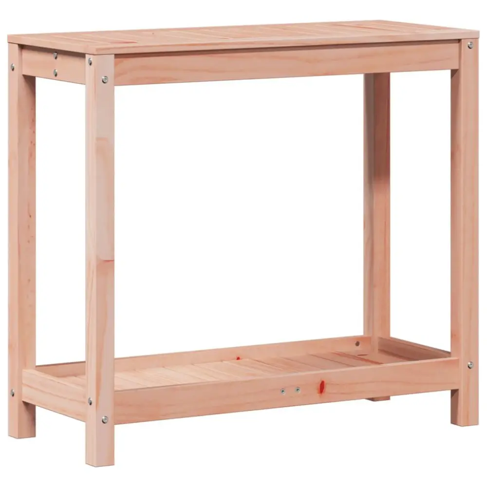 Potting Table Shelf 32.5x13.8x29.5 Inches Solid Wood Douglas Gardening Workbench