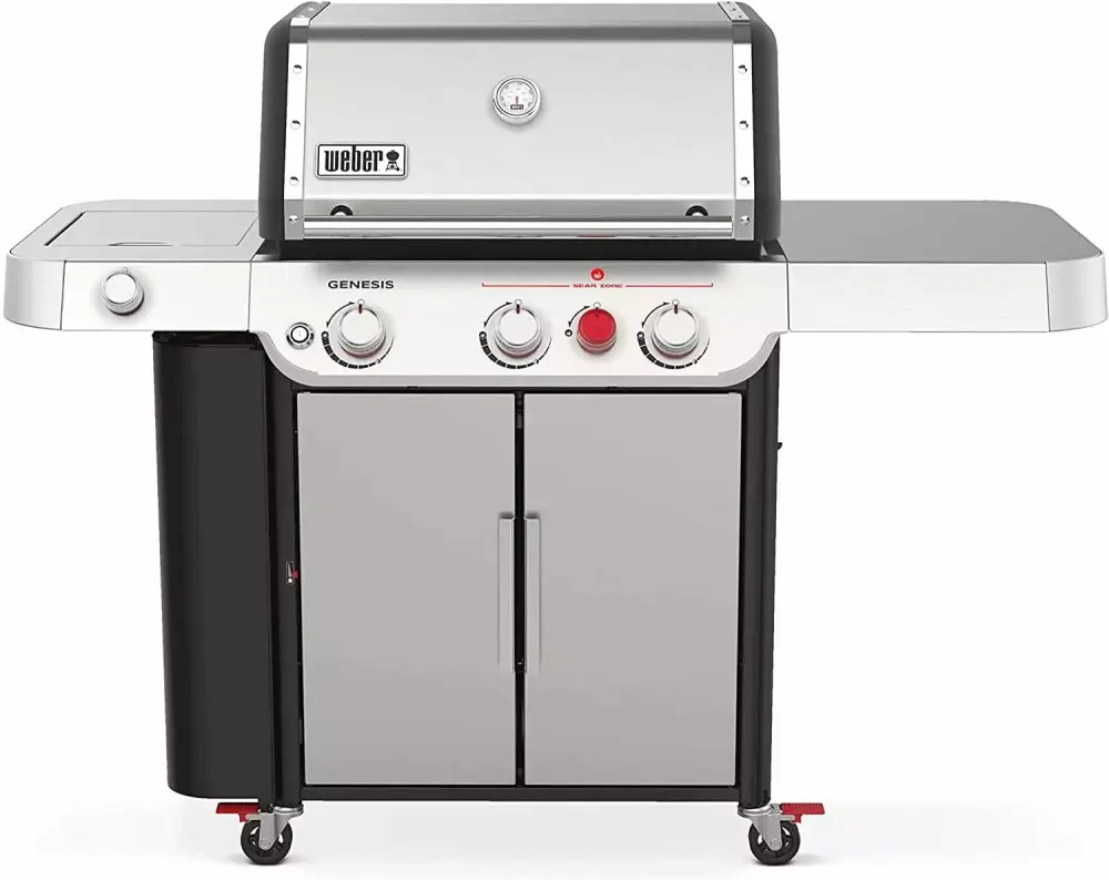 Weber 35400001 Genesis S-335 LP SS Gas Grill Stainless Steel