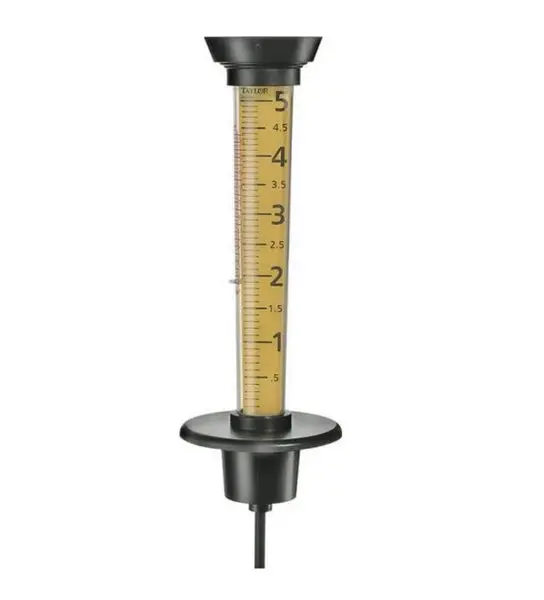Taylor 2704 Read Rain Gauge and Thermometer Outdoor Use