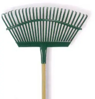 Wood Handle Steel Rake 19 Inch