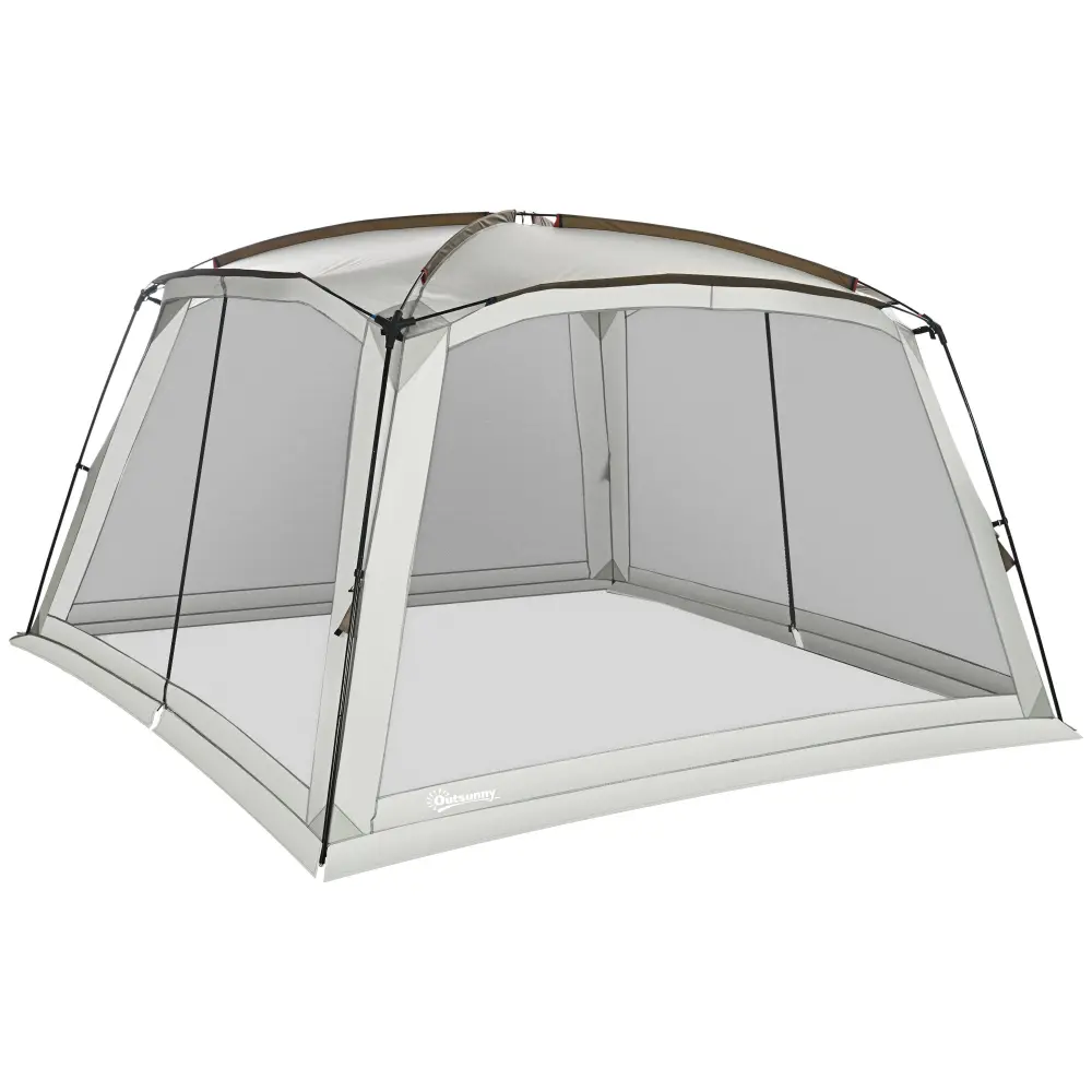 Outsunny 12' X 12' Screen House Room UV50 Screen Tent 2 Doors aosom business