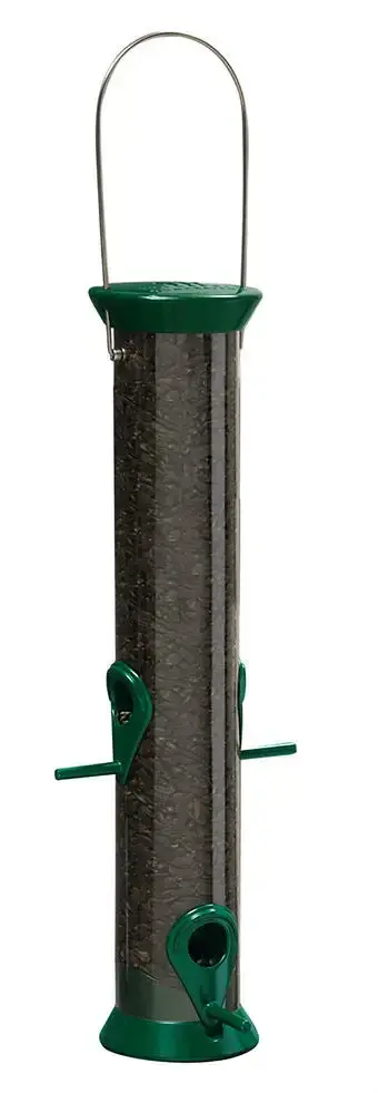 Droll Yankees CJM15G New Generation Sunflower Mixed Seed Feeder 15-Inch Green