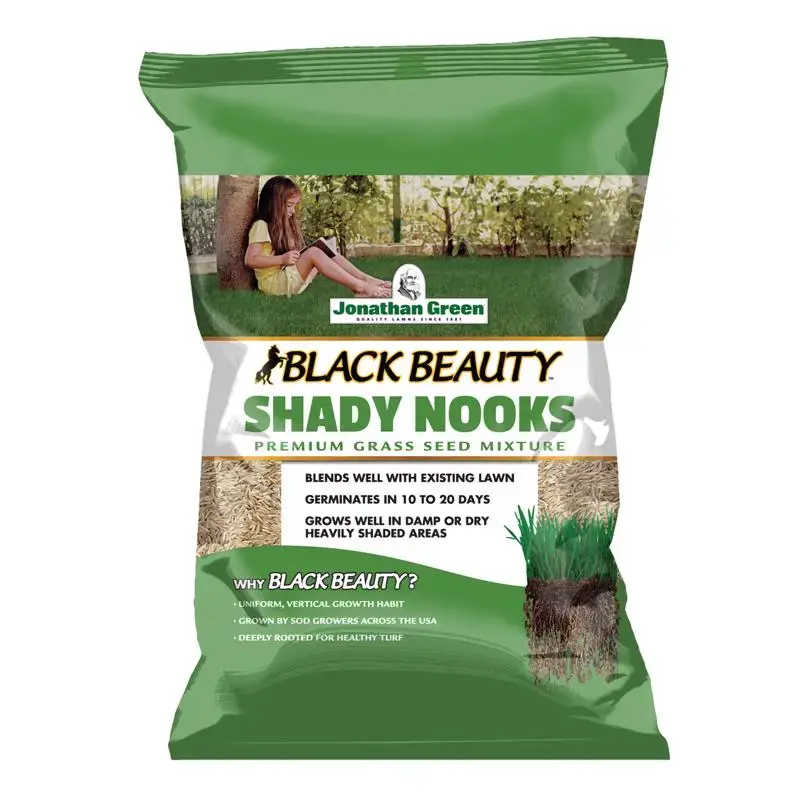 Black Beauty Shady Nooks Grass Seed 7 Lb Shaded Areas