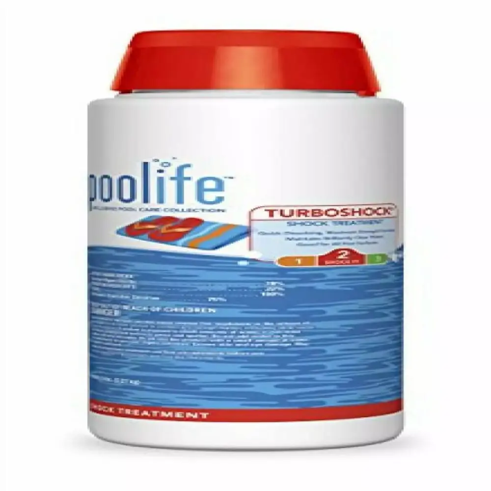 Poolife Turboshock 5 Pounds Swimming Pool Shock Treatment Fast Water Clarification