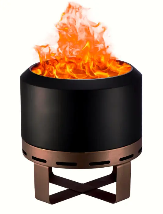 Outdoor Smokeless Fire Pit Stove 18 Inch Camping Bonfire Timber Burning joywood