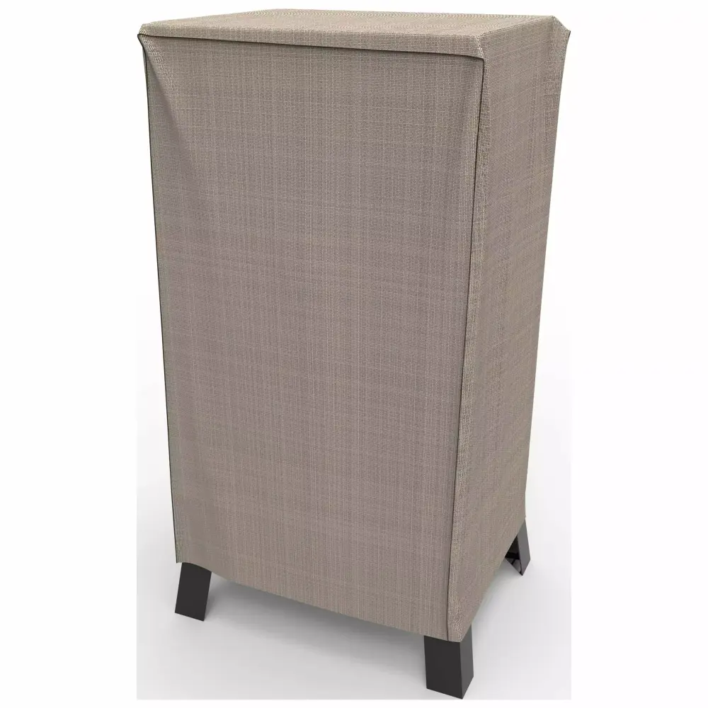 Budge 29 W Tan Tweed Patio Square Smoker Grill Cover - English Garden Design Budge Industries