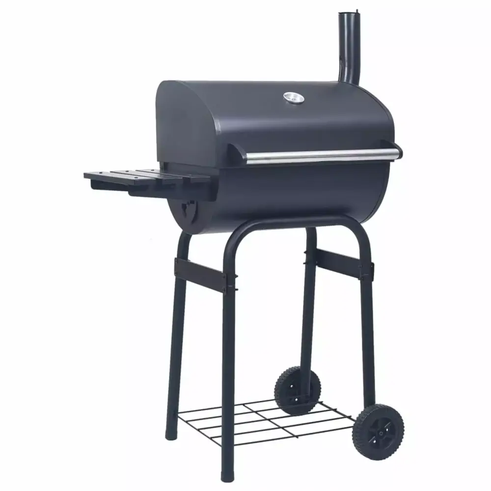 Dcenta Charcoal BBQ Grill Smoker Bottom Shelf Steel Barbecue Grill Camping and Patio