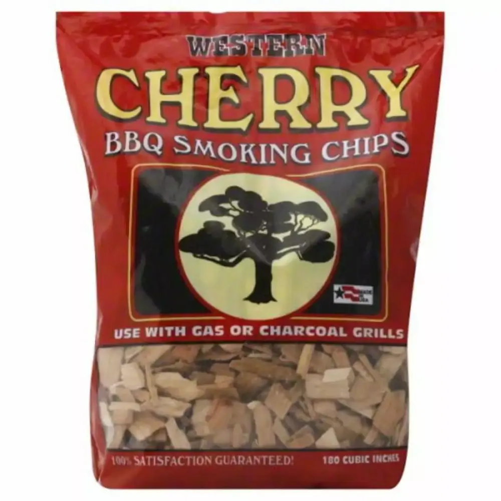Western Wood Chip Smoking Cherry 2 LB Pack 6 - Sweet and Aromatic BBQ Flavor