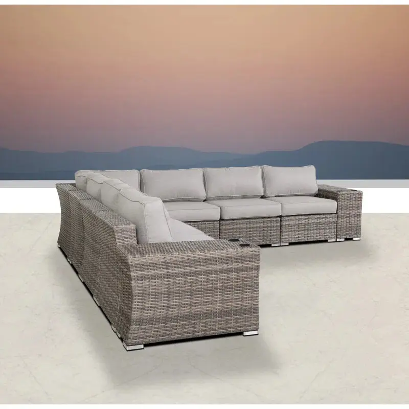 Fully Assembled Outdoor Wicker Patio Sofa Quick Installation Pre Assembled Furniture lsi patio furniture