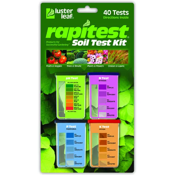 Luster Leaf 1601 Rapitest Soil Test Kit 40 Test Directions